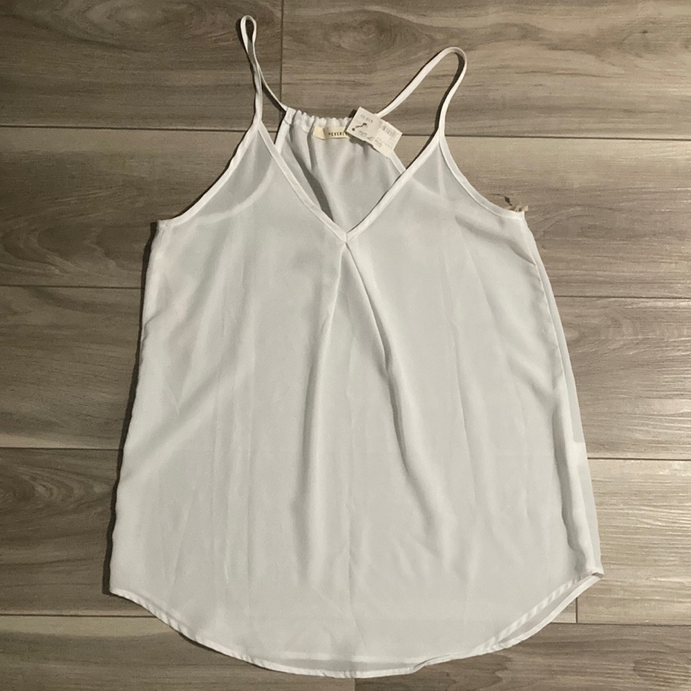 White dress tank